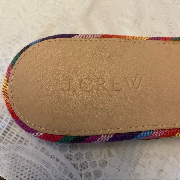J Crew Cora Crisscross Sandals Rainbow Boho Women’s Size 9 1/2. - Picture 5 of 7